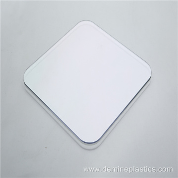 Cut round edge polycarbonate clear sheet plastic
